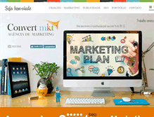 Tablet Screenshot of convertmkt.com.br